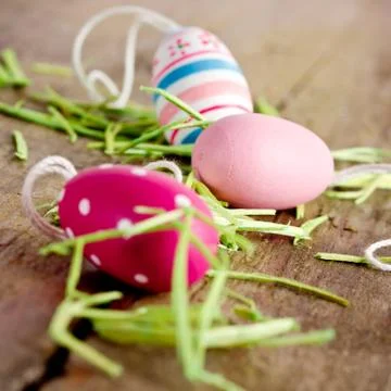 Easter eggs Stock Photos