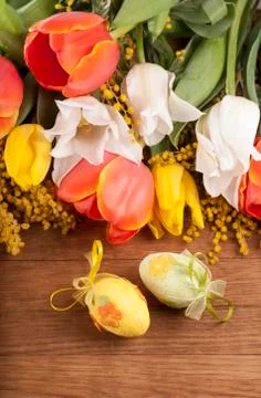 Easter eggs Stock Photos