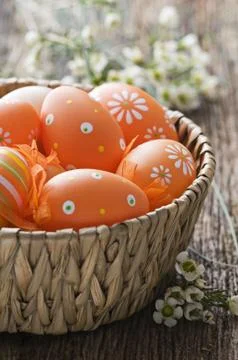 Easter eggs Stock Photos