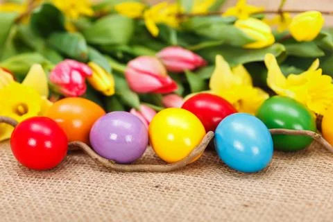 Easter eggs Stock Photos