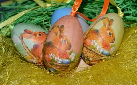 Easter eggs Stock Photos