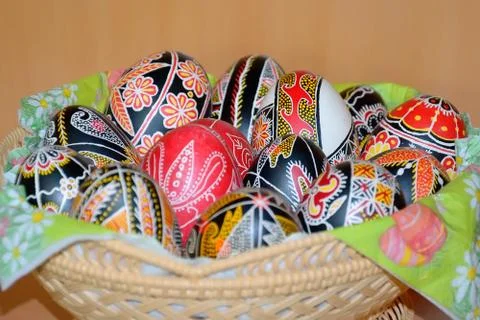 Easter eggs Stock Photos