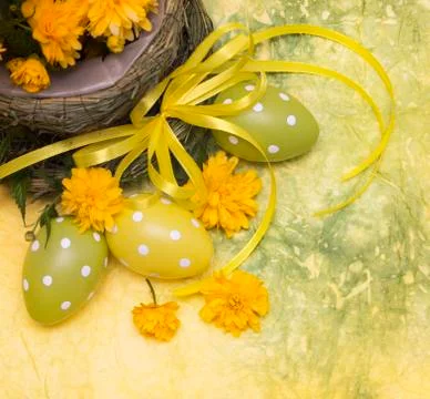 Easter eggs Stock Photos