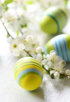 Easter eggs Stock Photos