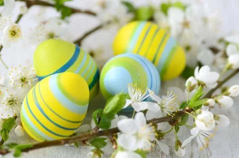 Easter eggs Stock Photos