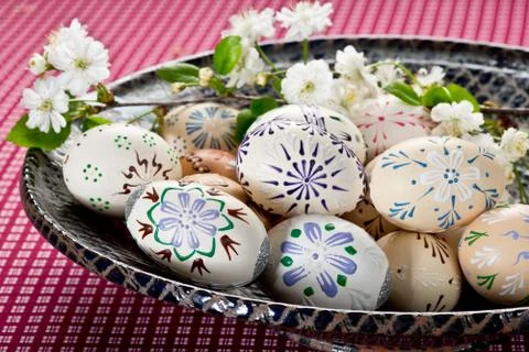Easter eggs Stock Photos