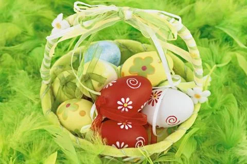 Easter eggs Stock Photos