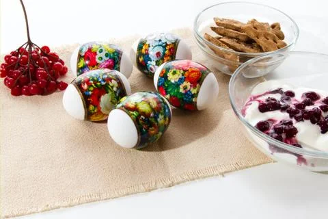 Easter eggs Stock Photos