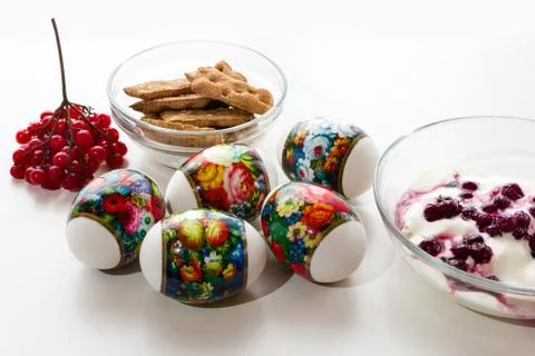 Easter eggs Stock Photos