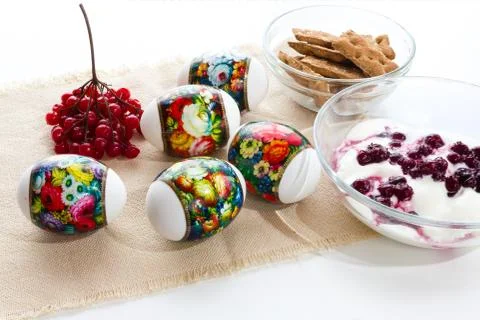 Easter eggs Stock Photos