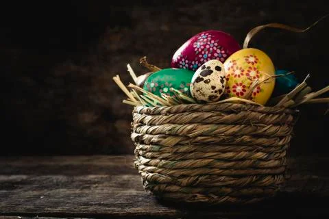 Easter eggs Stock Photos
