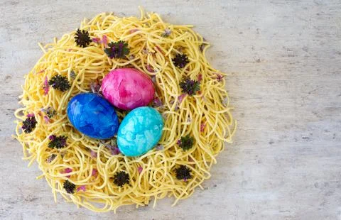 Easter eggs Stock Photos