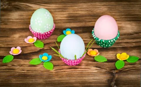 Easter eggs Stock Photos