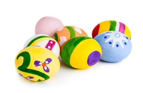 Easter eggs Stock Photos