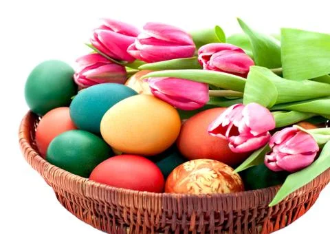 Easter eggs Stock Photos
