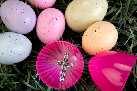 Easter Eggs. Stock Photos