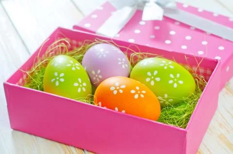 Easter eggs Stock Photos