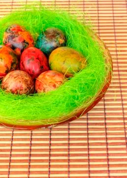 Easter eggs Stock Photos