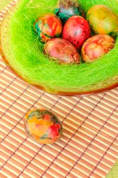 Easter eggs Stock Photos