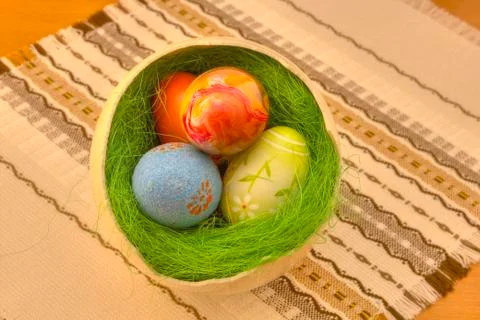 Easter eggs Stock Photos