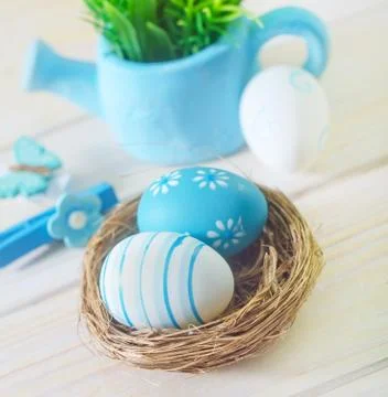 Easter eggs Stock Photos