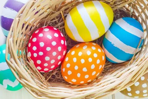 Easter eggs Stock Photos
