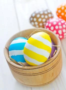 Easter eggs Stock Photos