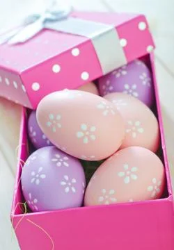 Easter eggs Stock Photos