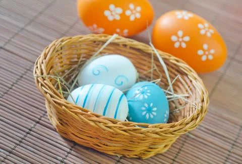 Easter eggs Stock Photos