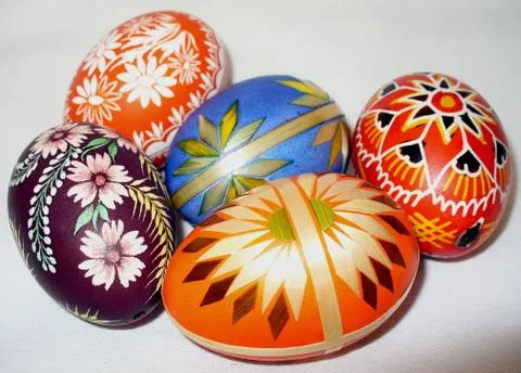 Easter eggs Stock Photos