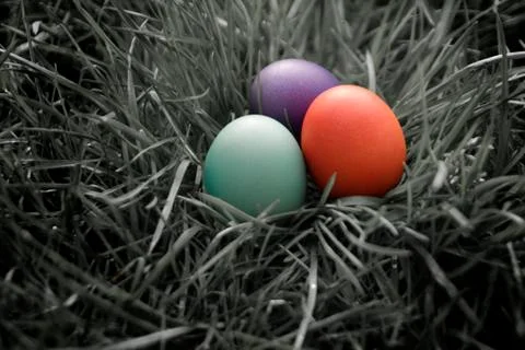 Easter eggs Stock Photos