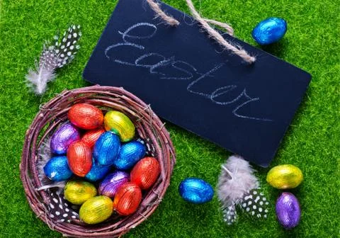 Easter eggs Stock Photos