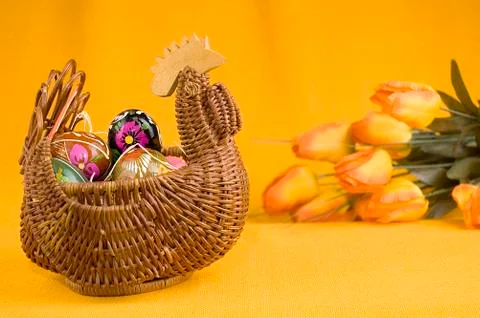 Easter eggs Stock Photos