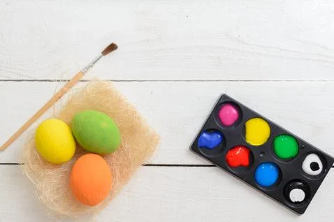 Easter eggs Stock Photos