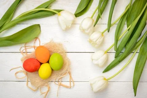 Easter eggs Stock Photos