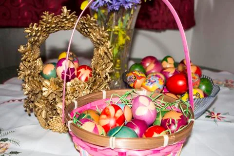 Easter eggs Stock Photos