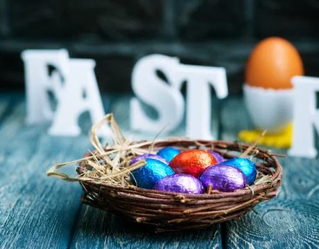 Easter eggs 스톡 사진