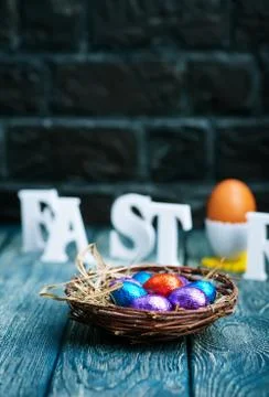 Easter eggs 스톡 사진