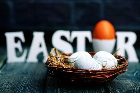 Easter eggs 스톡 사진