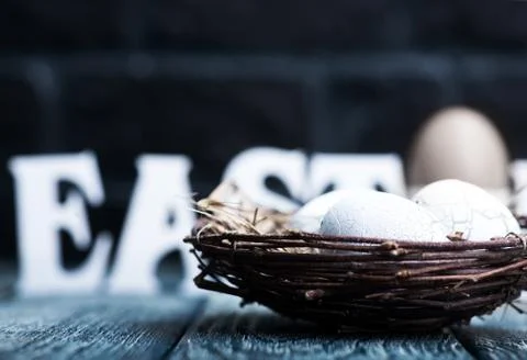 Easter eggs 스톡 사진