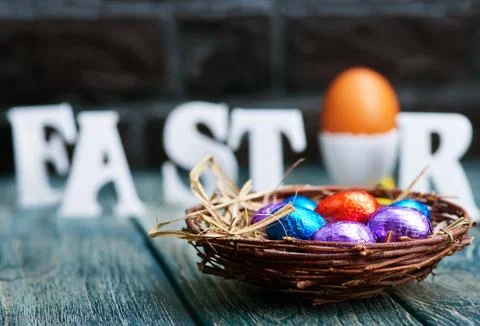 Easter eggs 스톡 사진