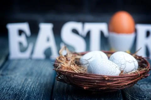 Easter eggs 스톡 사진