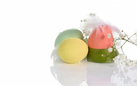 Easter eggs 스톡 사진