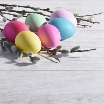 Easter eggs Stock Photos