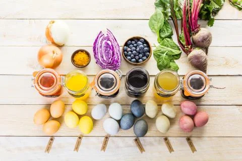 Easter eggs Stock Photos