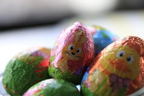 Easter eggs Stock Photos