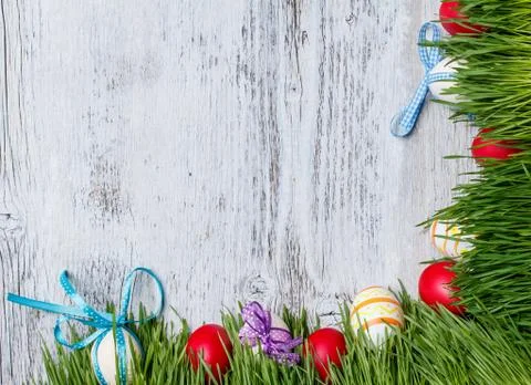 Easter eggs Stock Photos