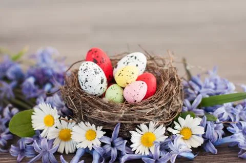 Easter eggs Stock Photos