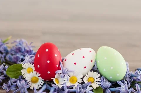 Easter eggs Foto stock