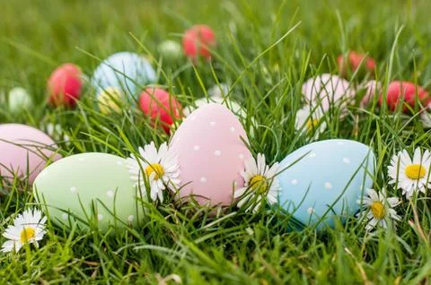 Easter eggs Stock Photos